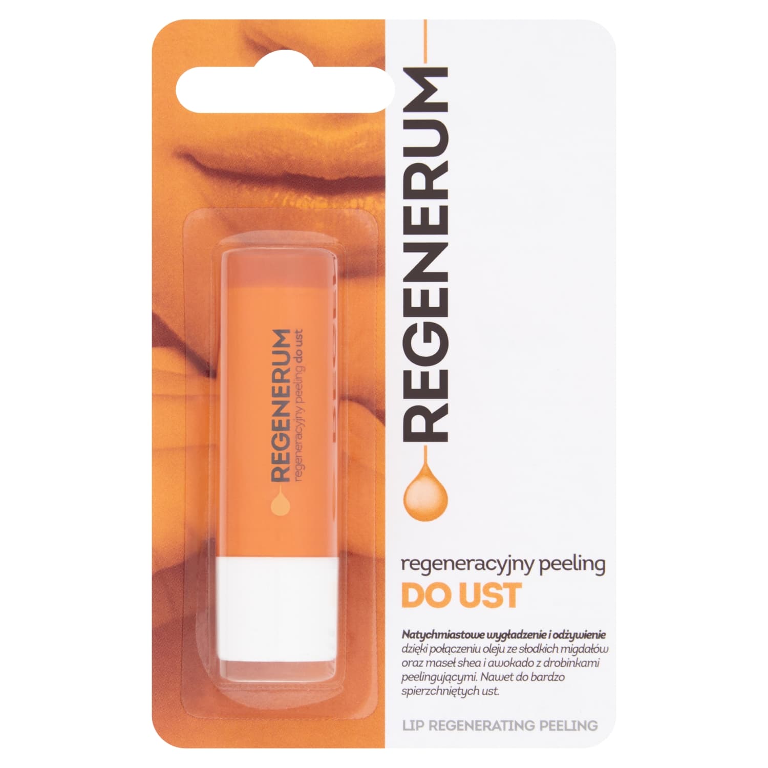 Regeneracyjny peeling do ust