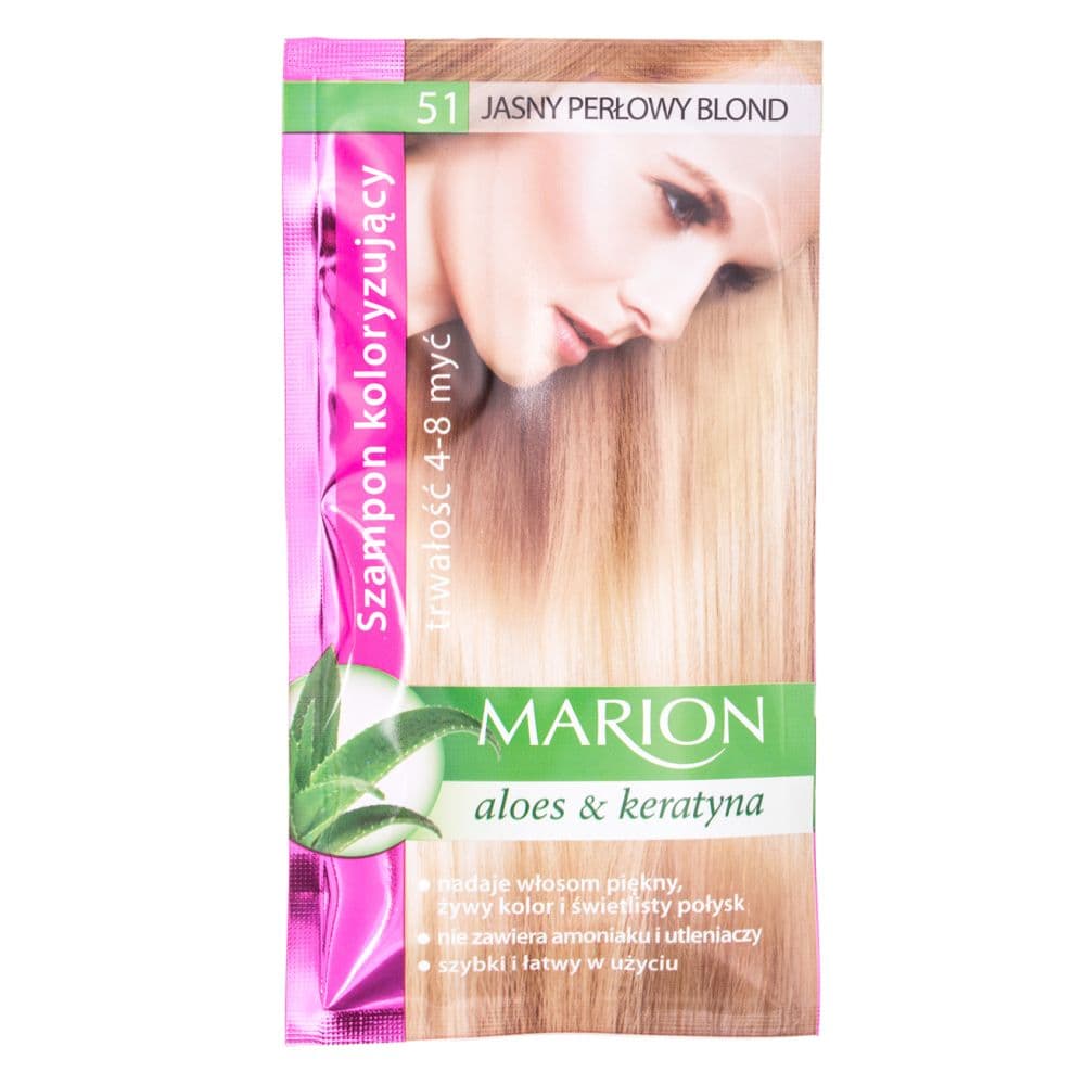 Szamponetka szampon koloryzujący nr.51, JASNY PERŁOWY BLOND