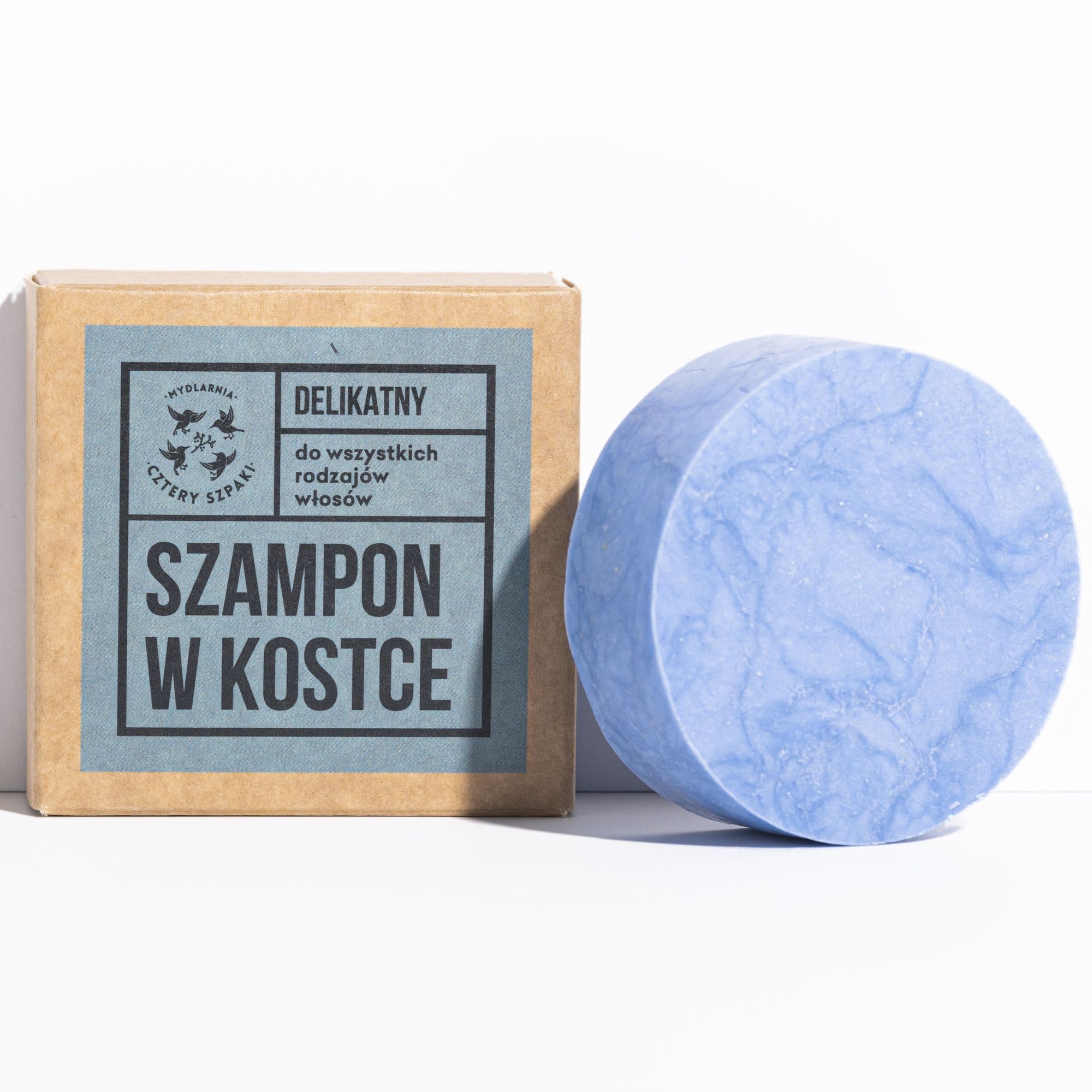 4 SZPAKI delikatny szampon w kostce