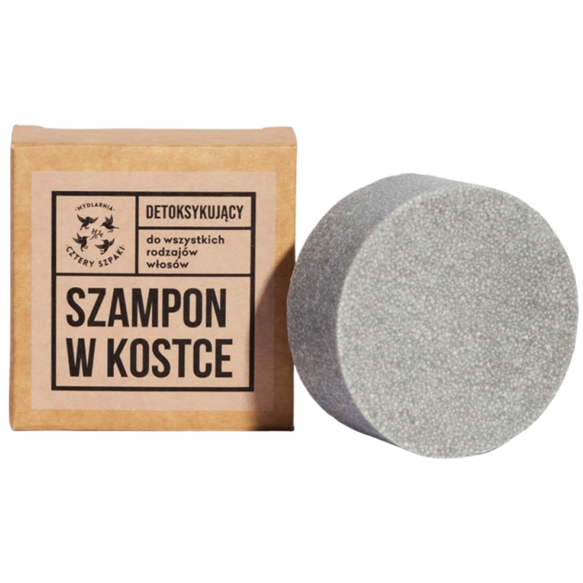 4 SZPAKI szampon detoksykujący do włosów w kostce