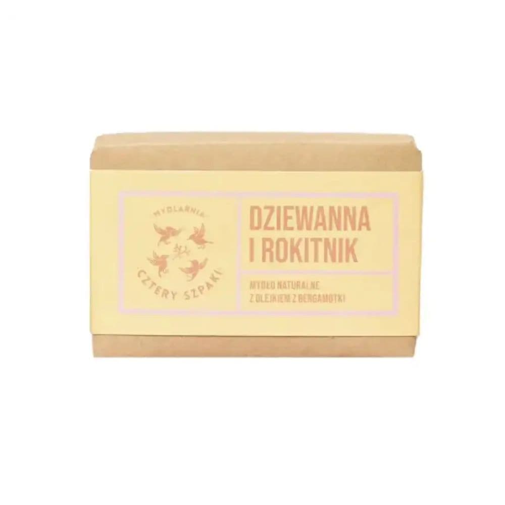 Cztery Szpaki Dziewanna i Rokitnik naturalne mydło w kostce