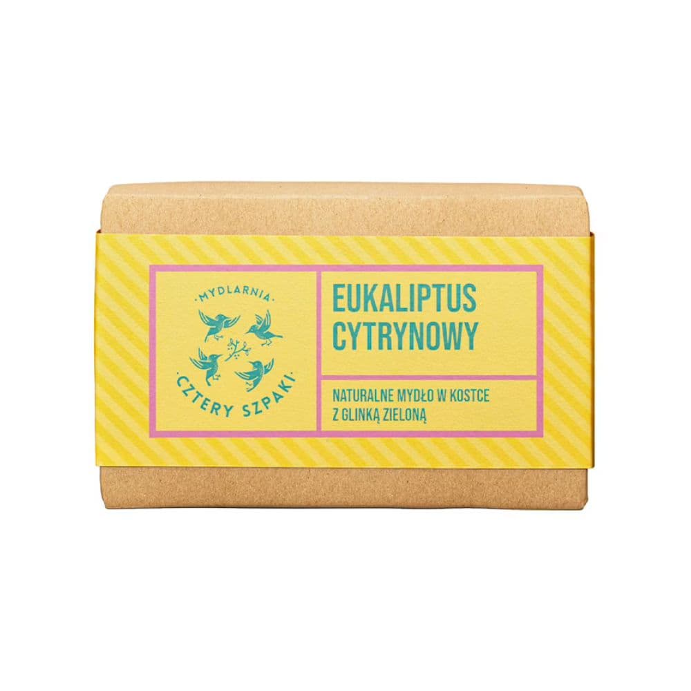 Cztery Szpaki Eukaliptus Cytrynowy naturalne mydło w kostce