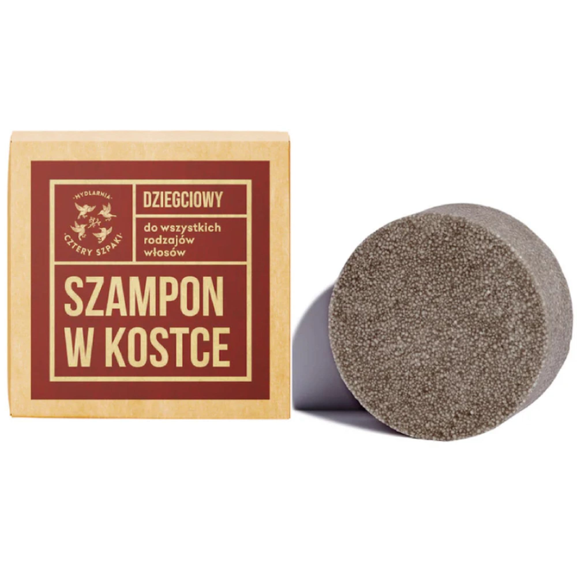4 SZPAKI szampon w kostce DZIEGCIOWY