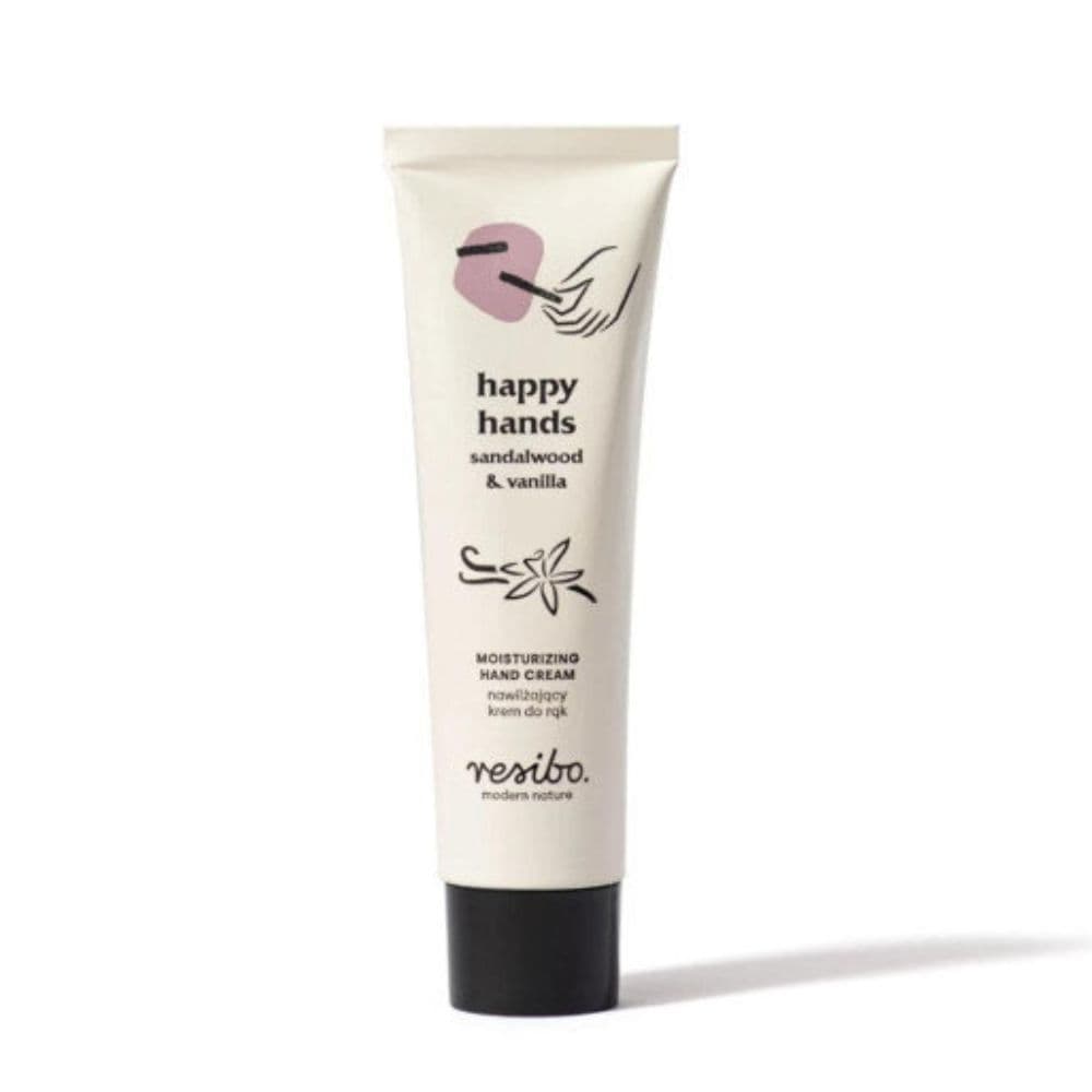 Happy Hands sandalwood & vanilla naturalny krem do rąk
