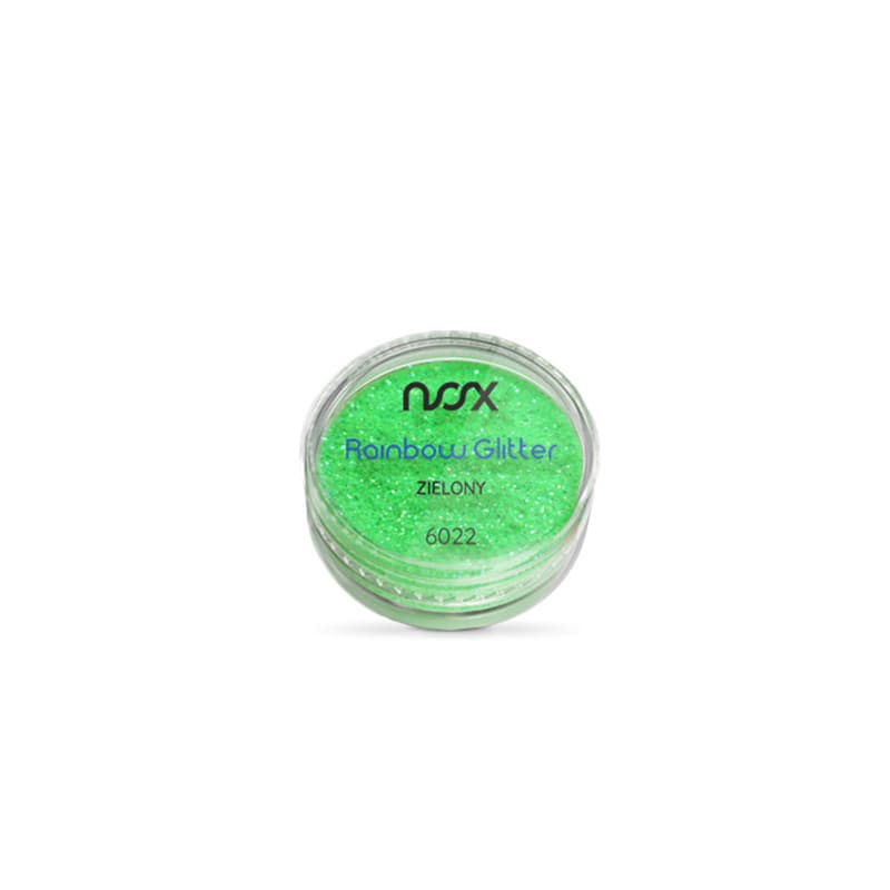 Rainbow Glitter Zielony