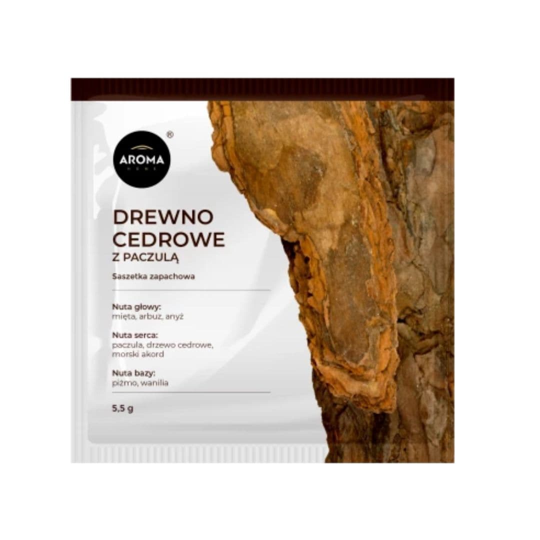 Home saszetka zapachowa Drewno Cedrowe z Paczulą