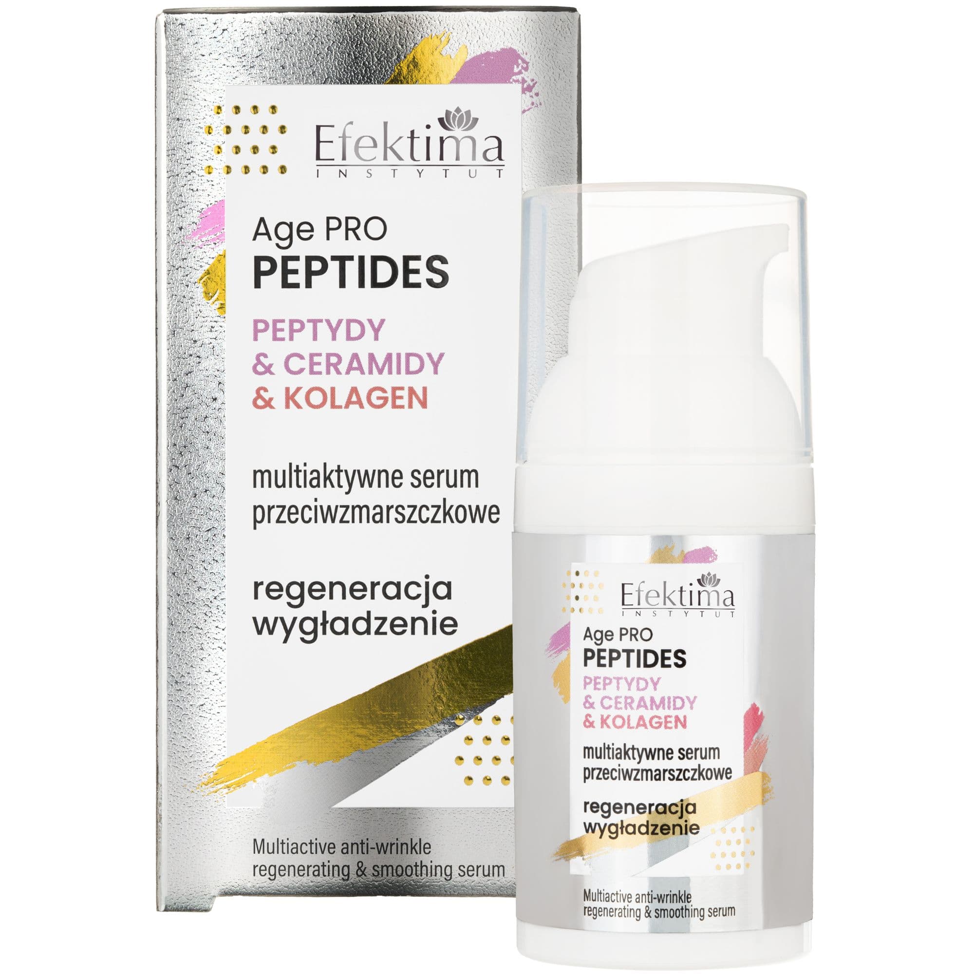 Peptydy & Ceramidy & Kolagen serum przeciwzmarszczkowe