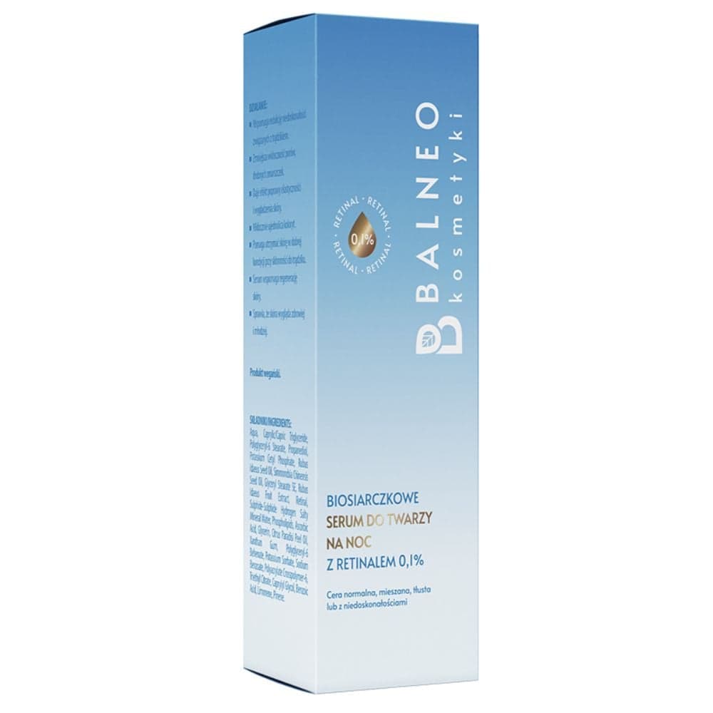 Balneo biosiarczkowe serum do twarzy na noc z retinalem 0,1%