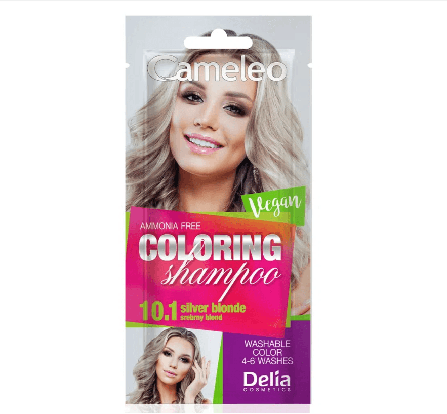Delia Cameleo szampon koloryzujący szamponetka 10.1 Srebrny Blond