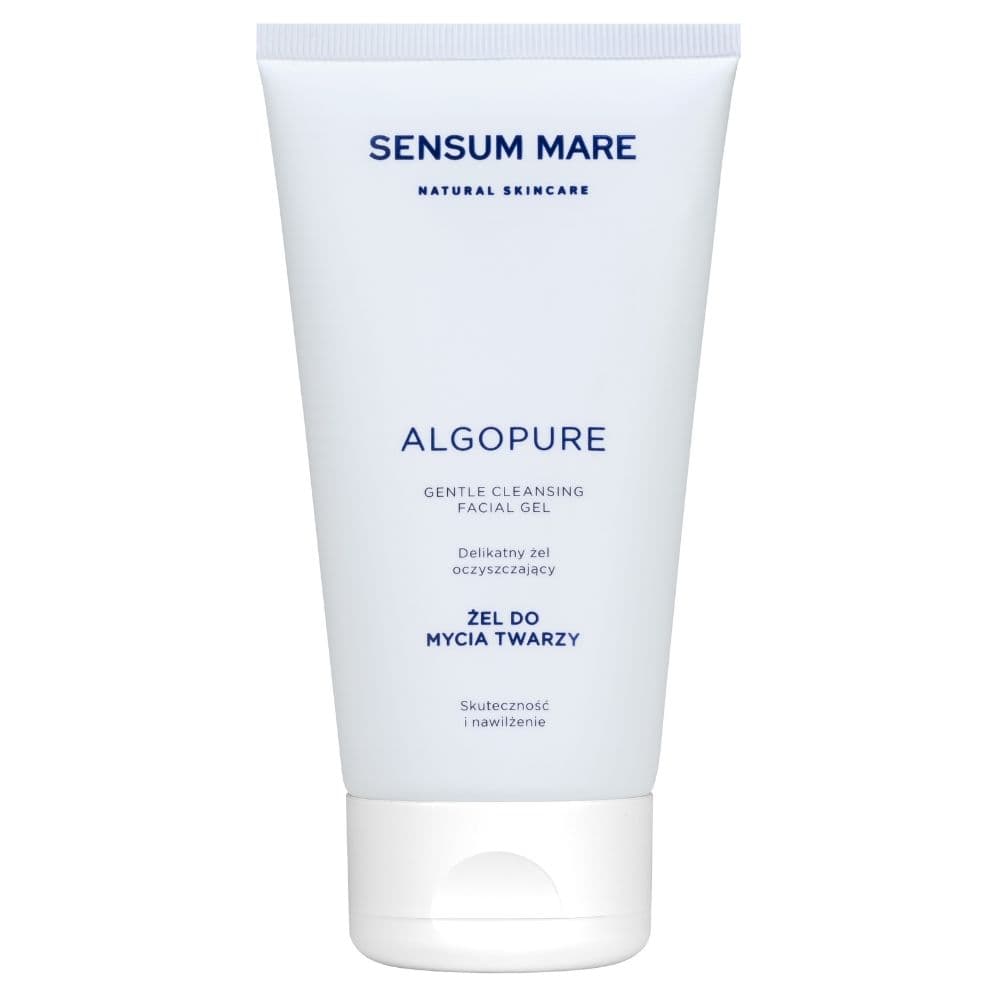 ALGOPURE Gentle Cleansing Facial Gel Delikatny żel do mycia twarzy z kompleksem 5 alg morskich i wodą z lodowca norweskiego