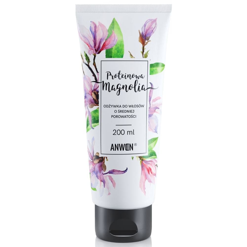 Proteinowa Magnolia odżywka do włosów o średniej porowatości