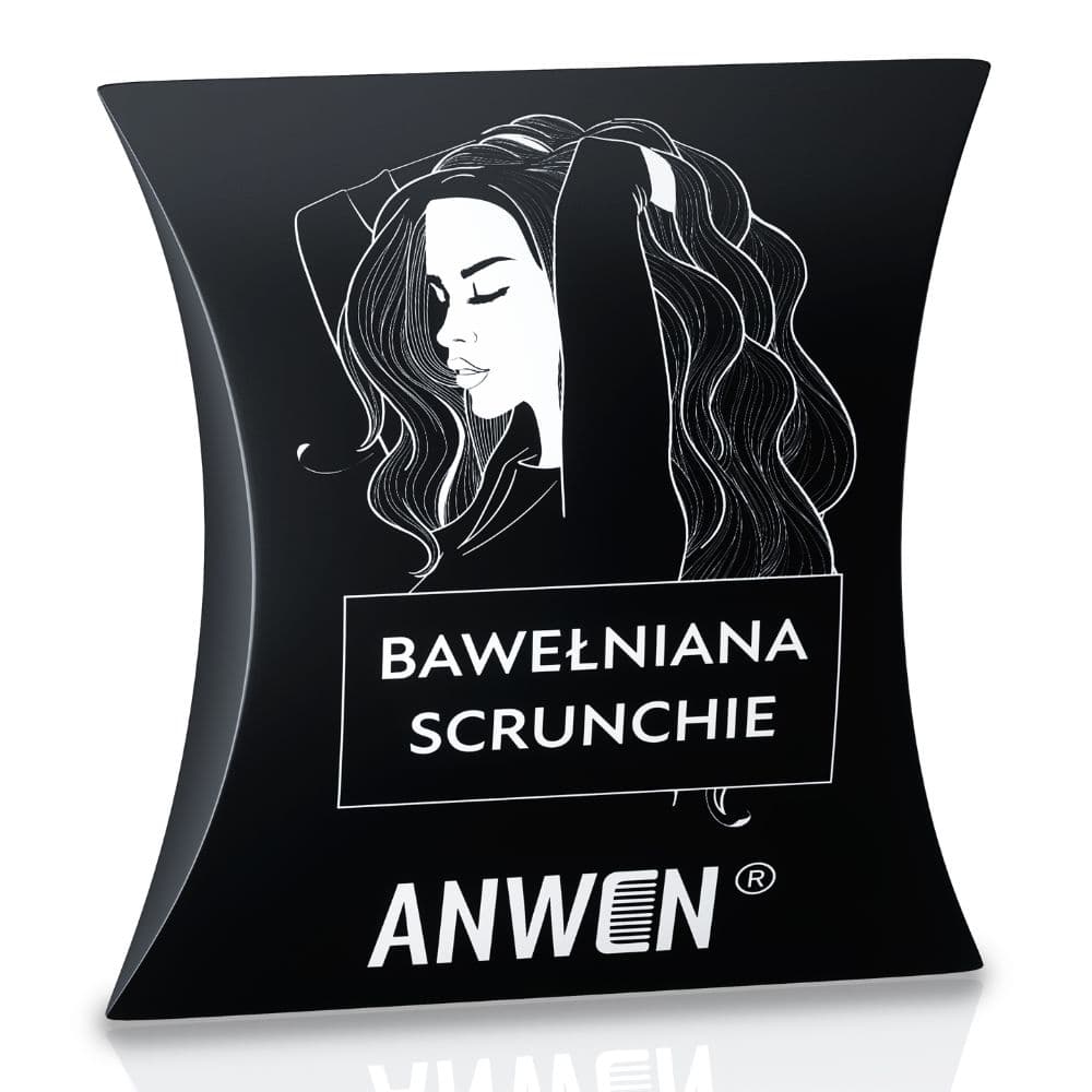 BAWEŁNIANA SCRUNCHIE do włosów