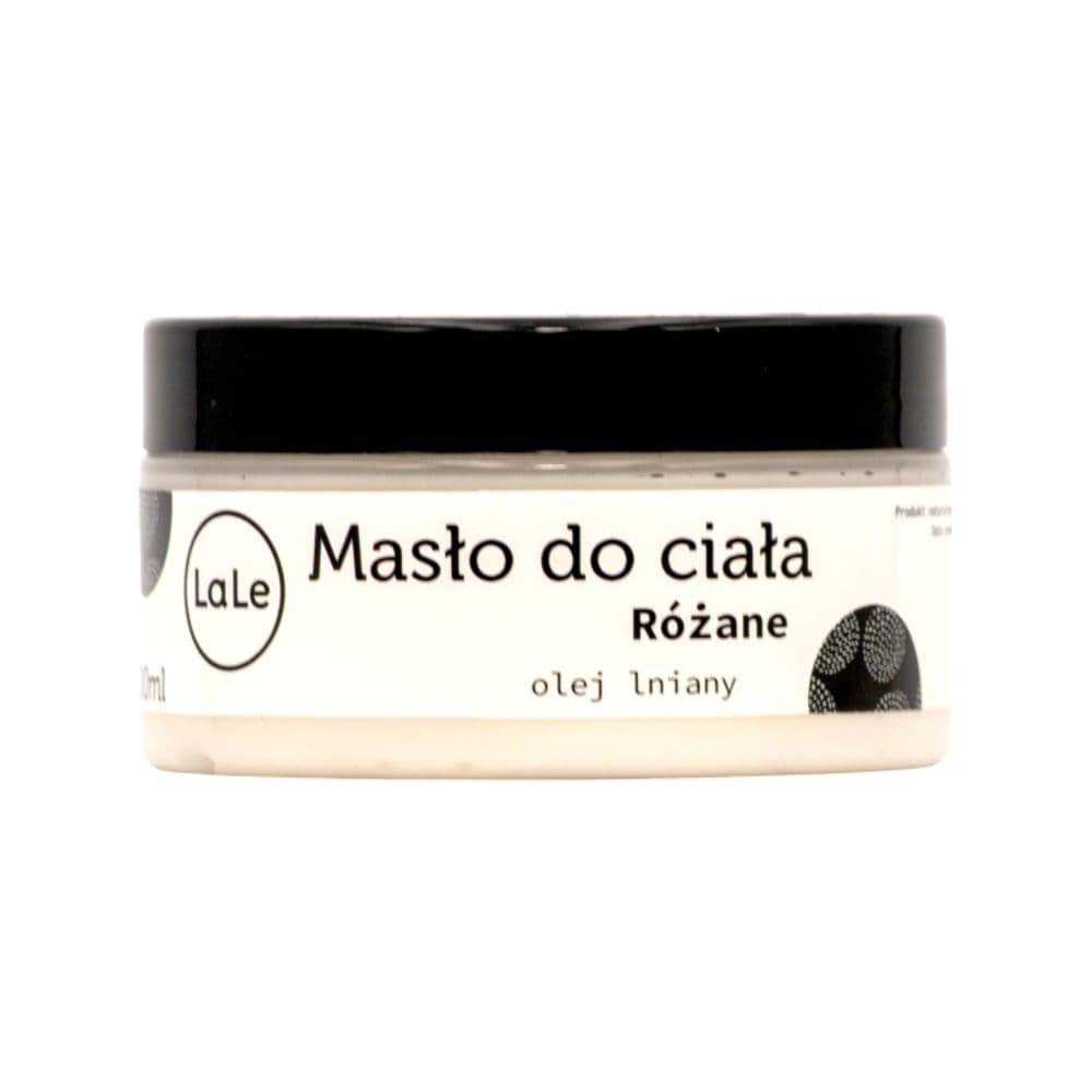 Le Masło do ciała rózane z olejem lnianym