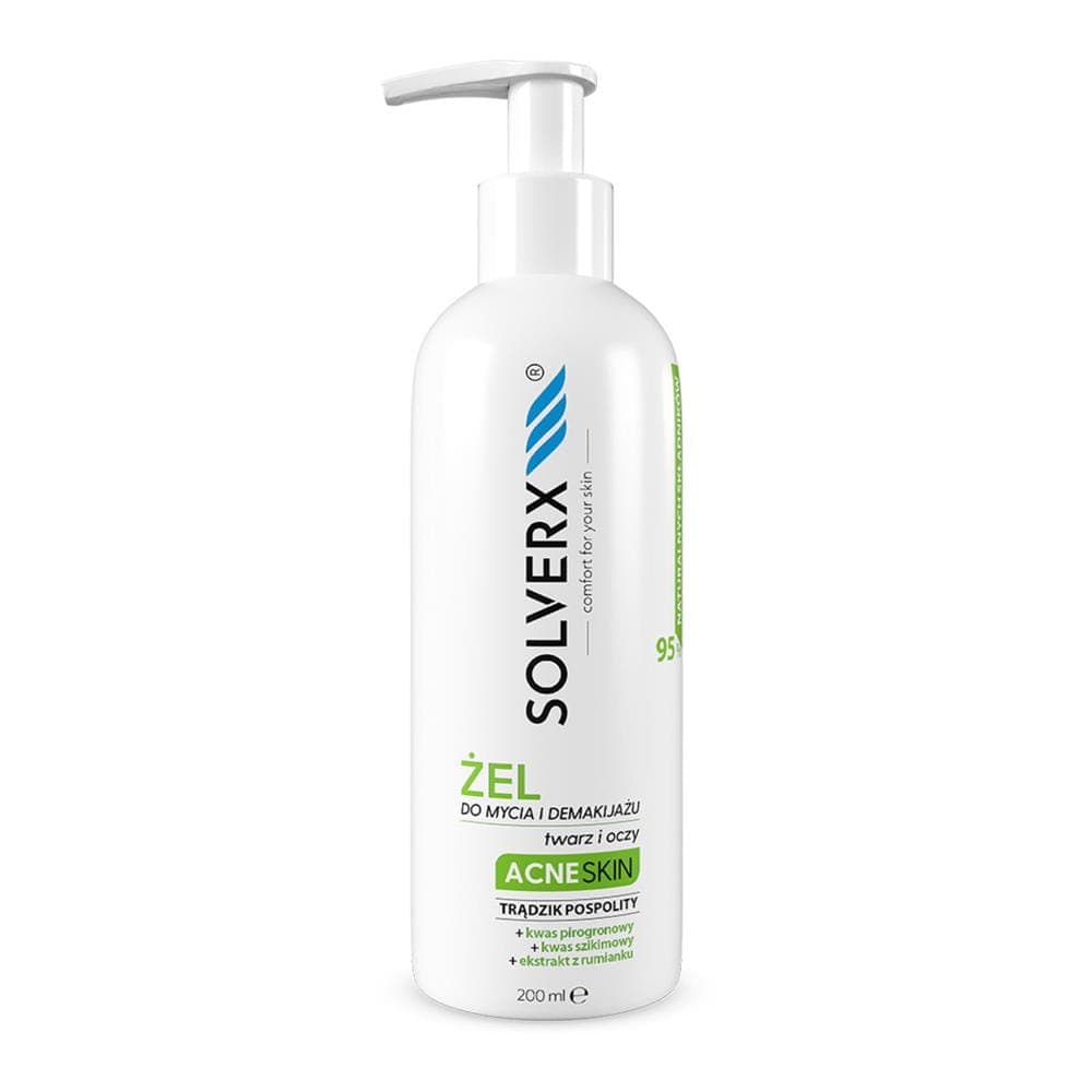 ŻEL DO MYCIA TWARZY I DEMAKIJAŻU ACNE SKIN