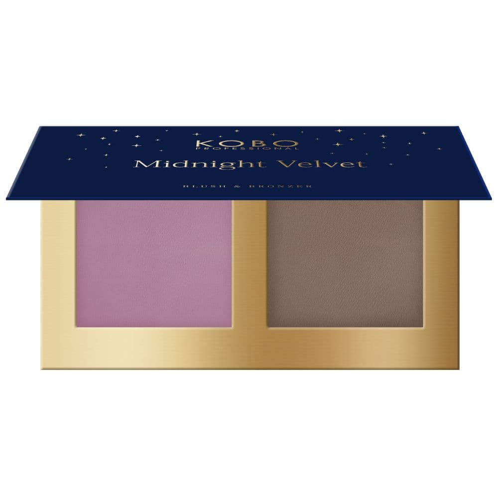 Kobo Midnight Velvet Blush&Bronzer 02 paleta różu i bronzera do policzków