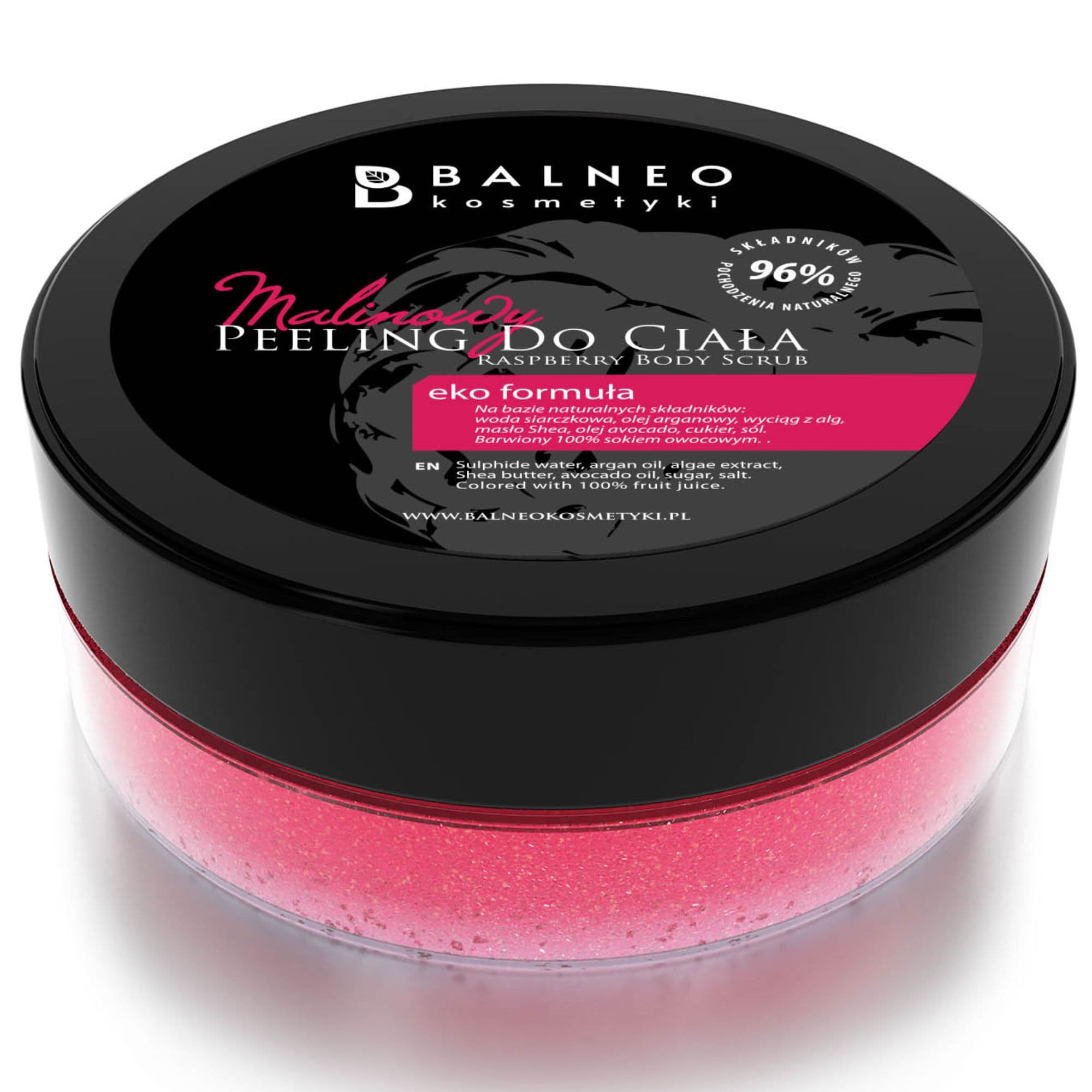 Malinowy peeling do ciała