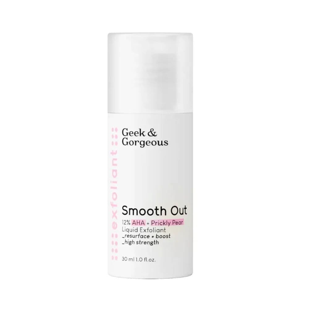 & Gorgeous Smooth Out Silny eksfoliator z 12% kwasami AHAi kojącą opuncją figową