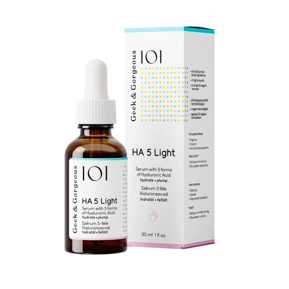 & Gorgeous HA 5 Light Serum do twarzy z kwasem hialuronowym