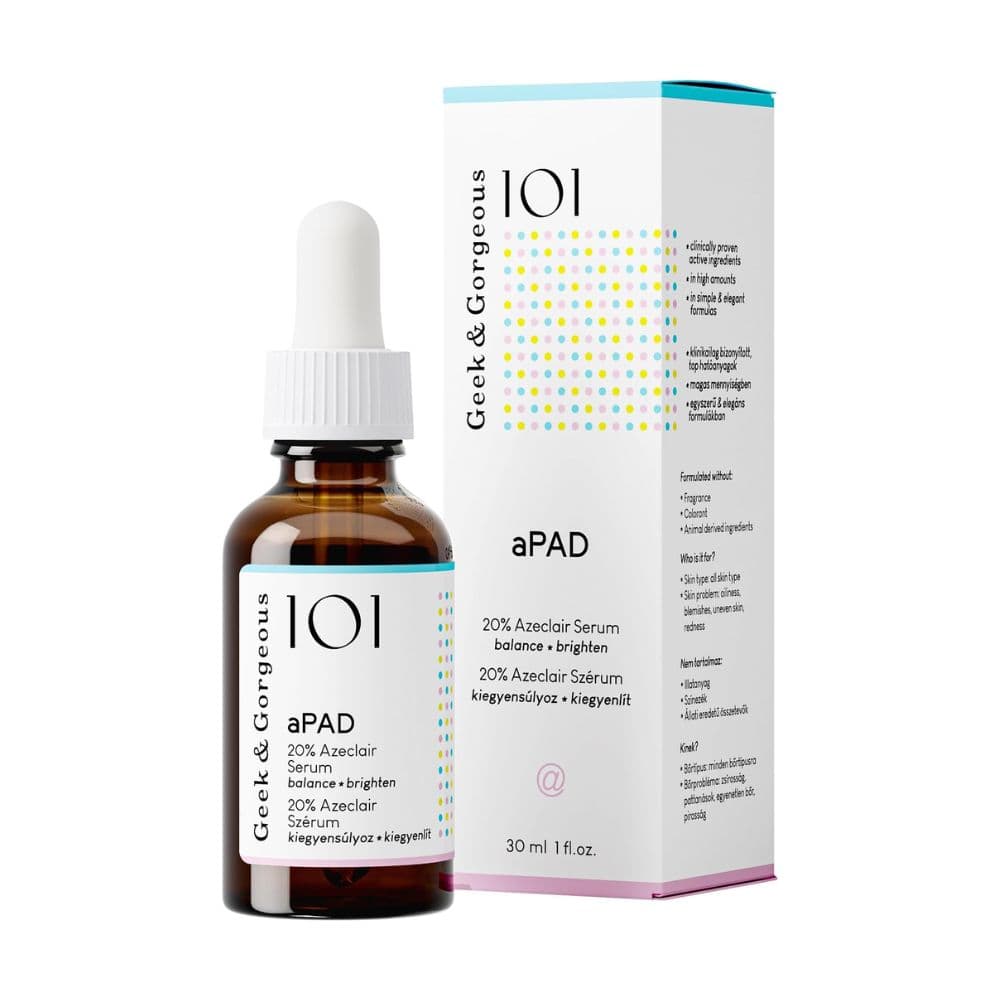 & Gorgeous aPAD Rozjaśniające serum do twarzy z azeloglicyną