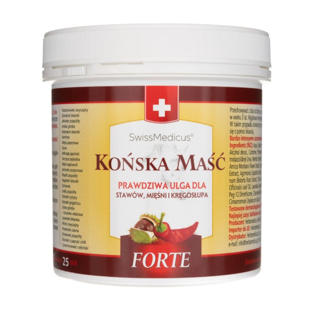 Końska Maść Forte Rozgrzewająca