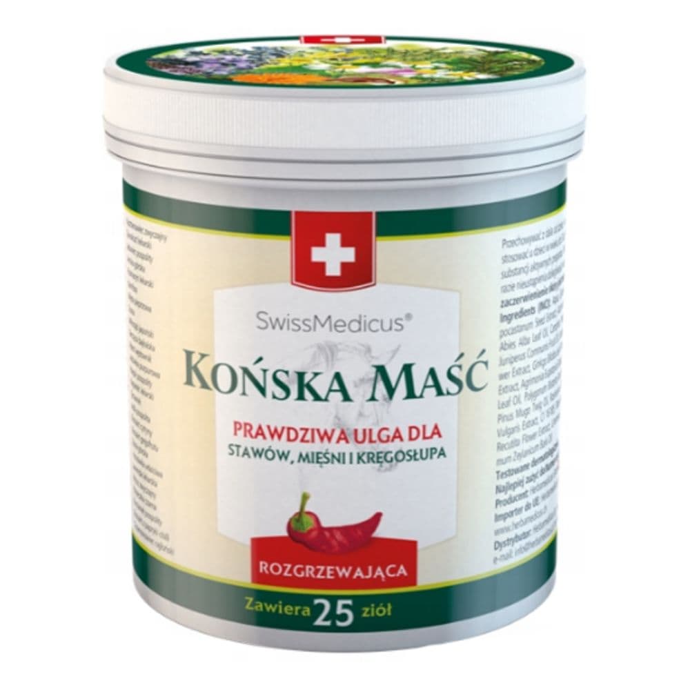 Rozgrzewająca końska maść