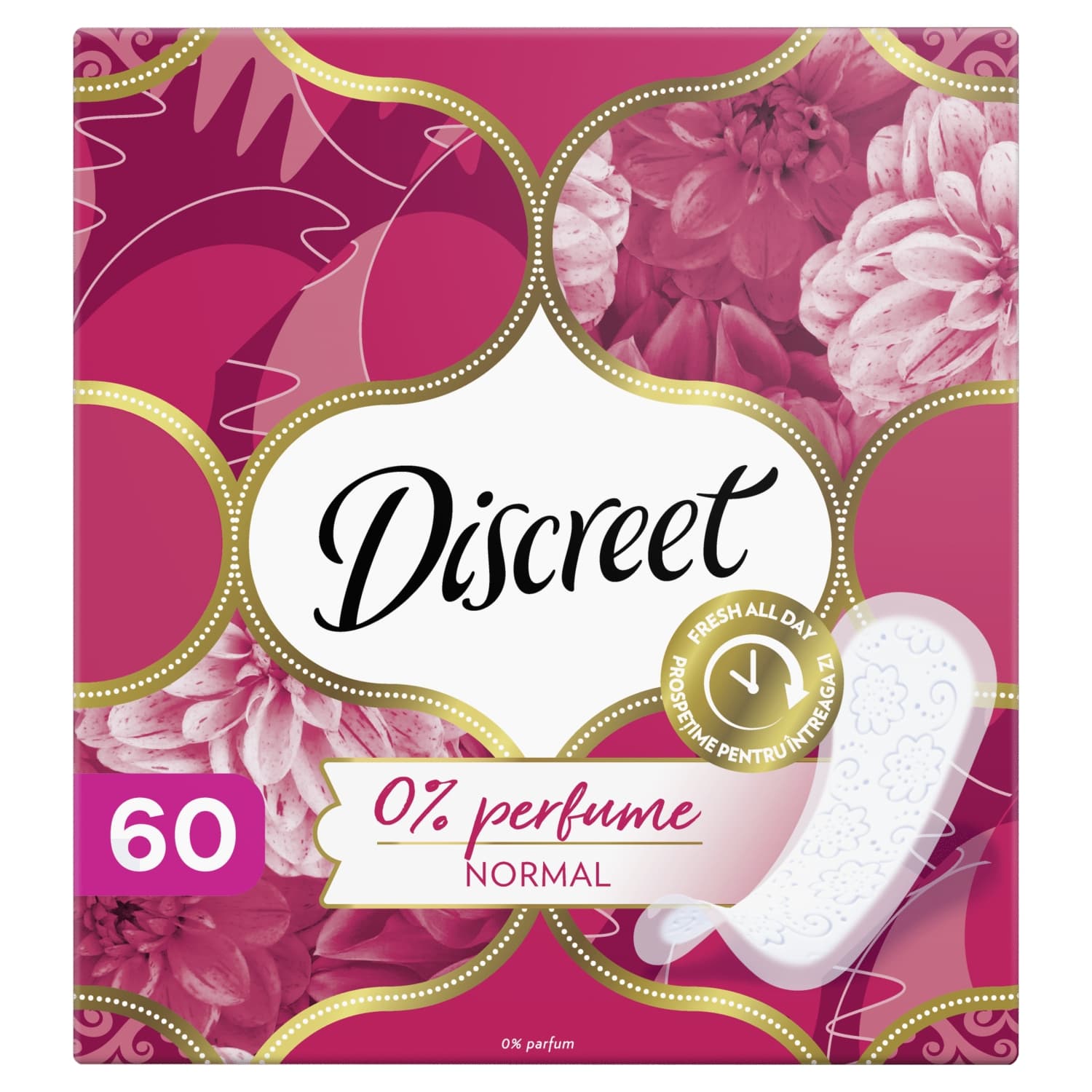 Wkładki higieniczne Discreet Oddychające bezzapachowe
