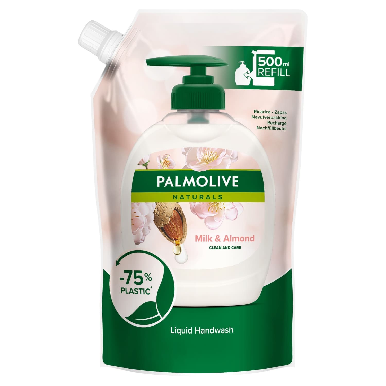 Naturals Milk & Almond (Mleko i Migdał) Kremowe mydło w płynie do rąk zapas
