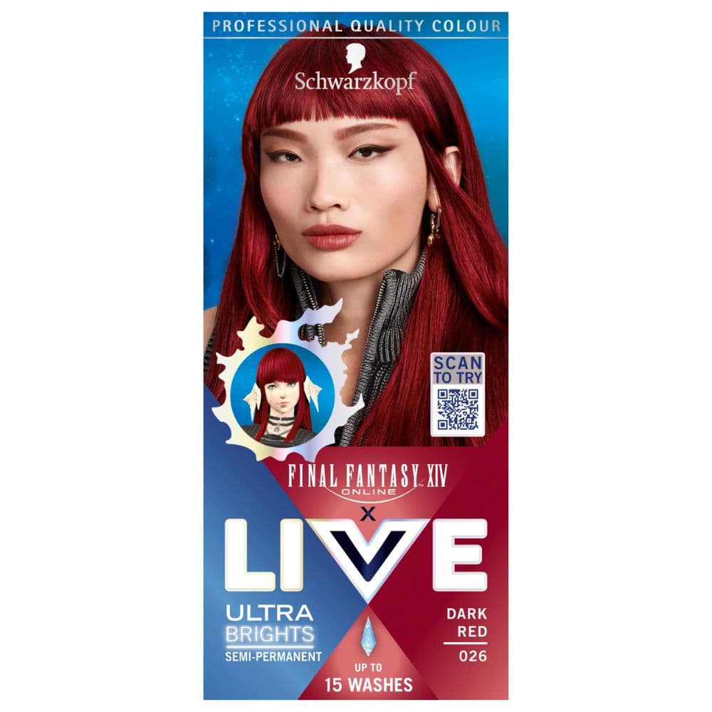 Schwarzkopf Live Dark Red 026 farba do włosów