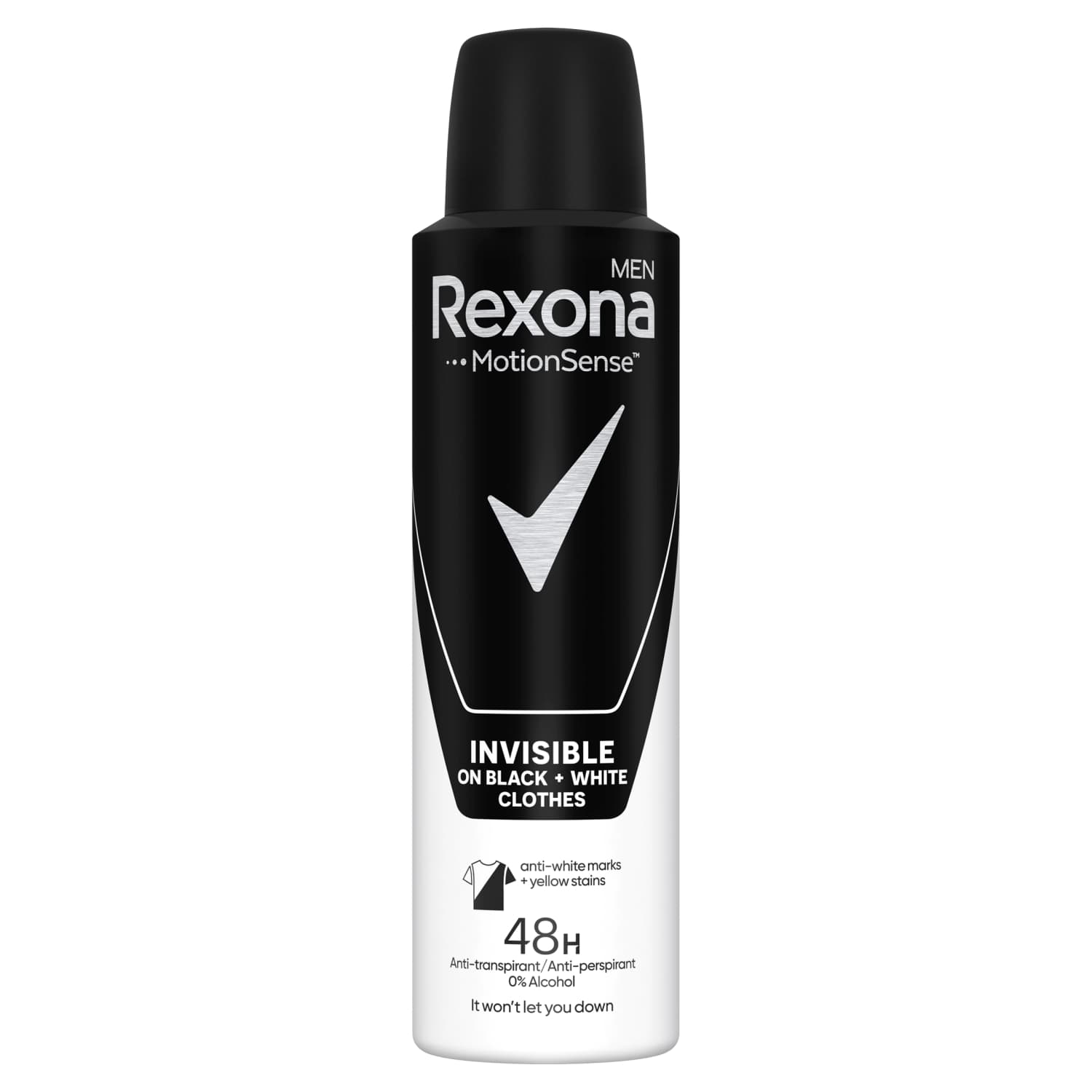 Men Invisible Black + White Antyperspirant w aerozolu