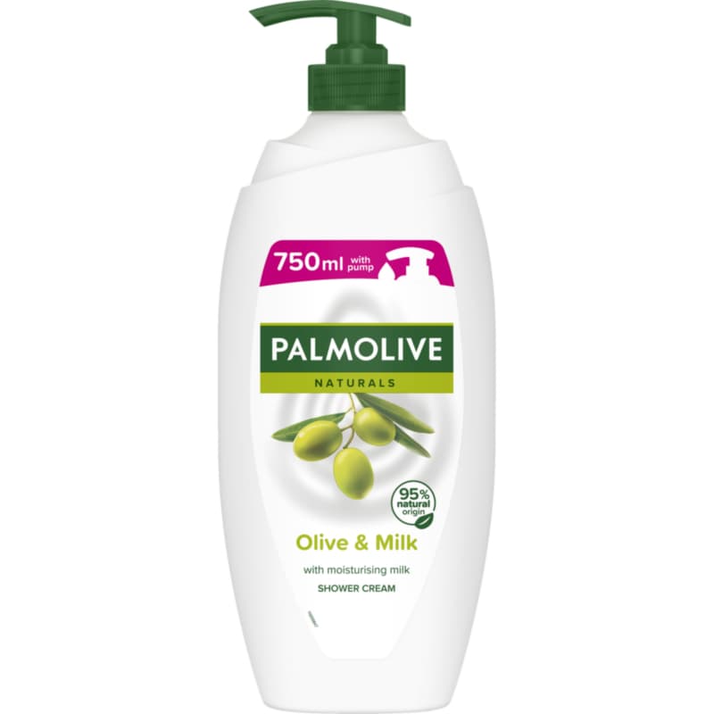 Naturals Olive&Milk, kremowy żel pod prysznic mleko i oliwka