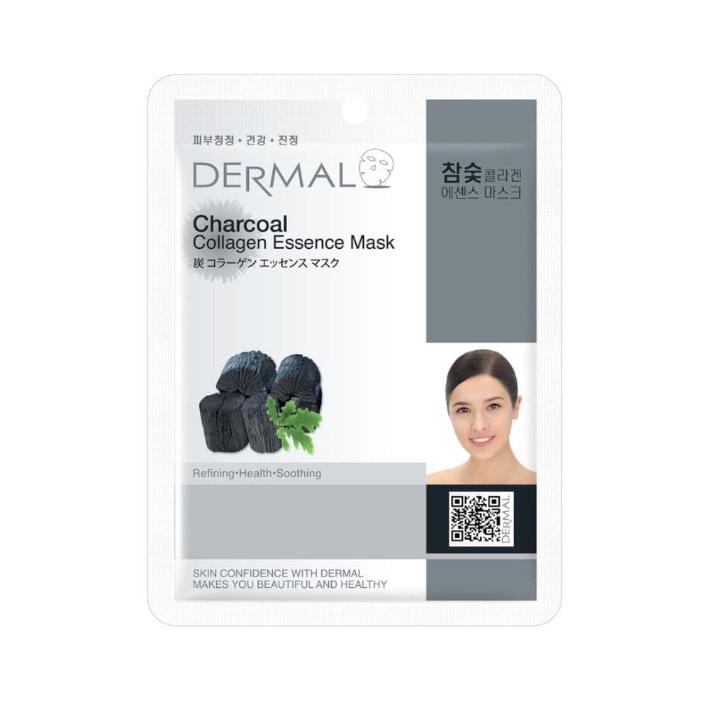Charcoal Collagen Essence kolagenowa maska do twarzy z węglem