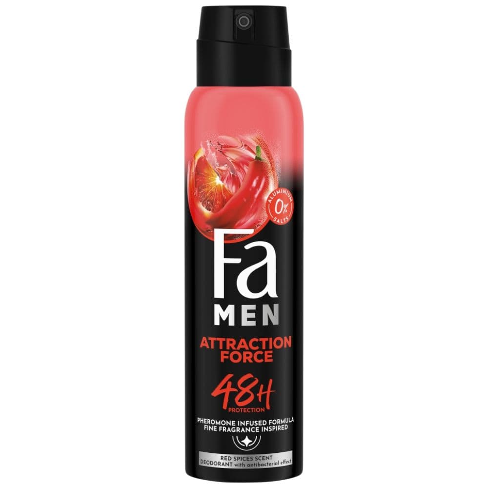 Men Attraction Force 48h Dezodorant w sprayu o uwodzicielskim męskim zapachu
