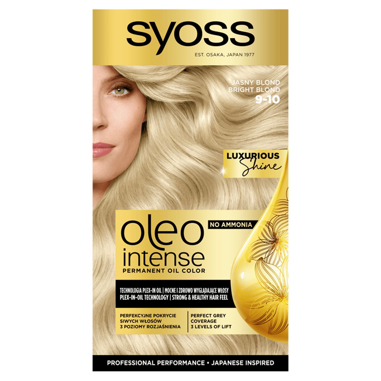 Oleo Intense Farba do włosów 9-10 jasny blond