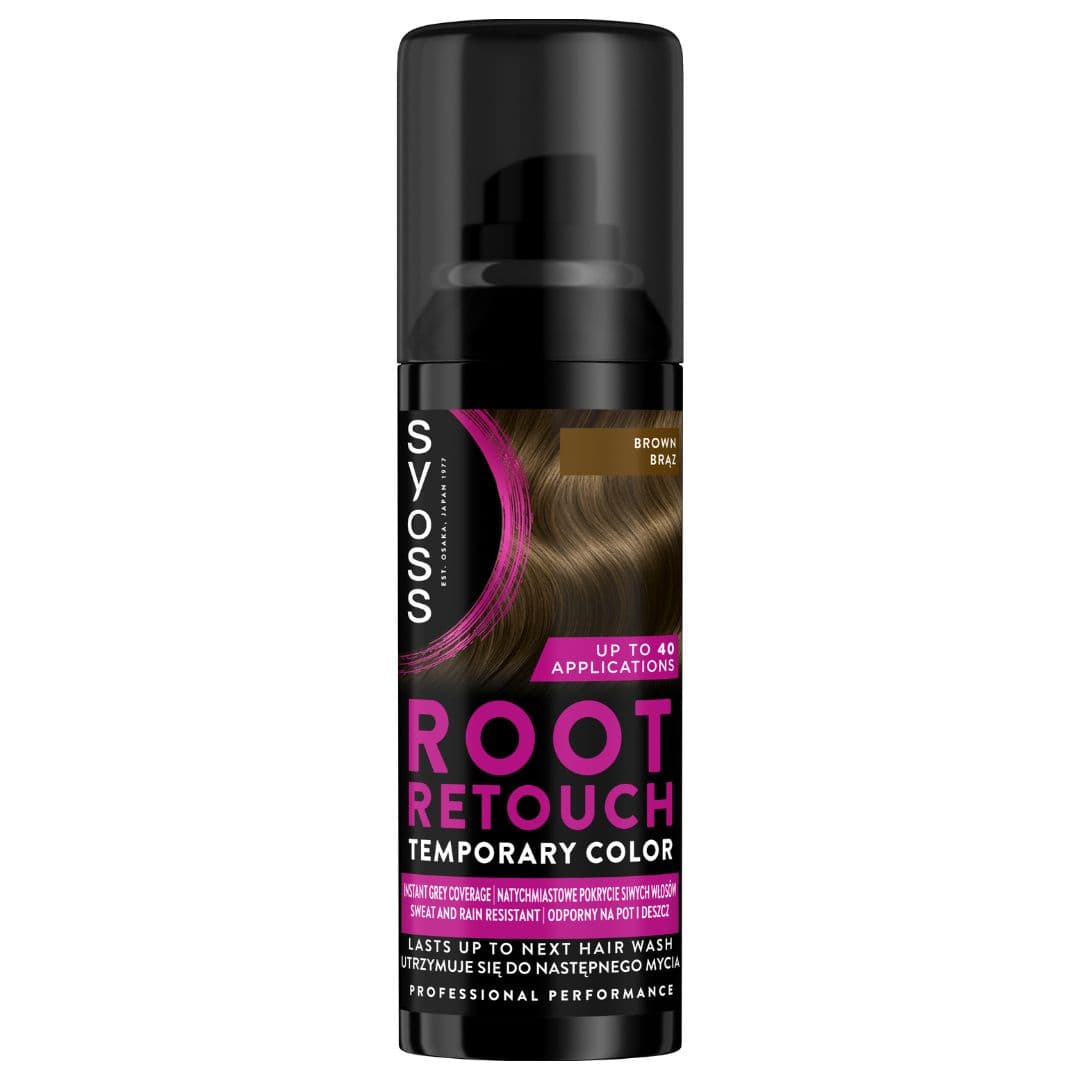 Root Retouch zmywalny spray maskujący odrosty brąz
