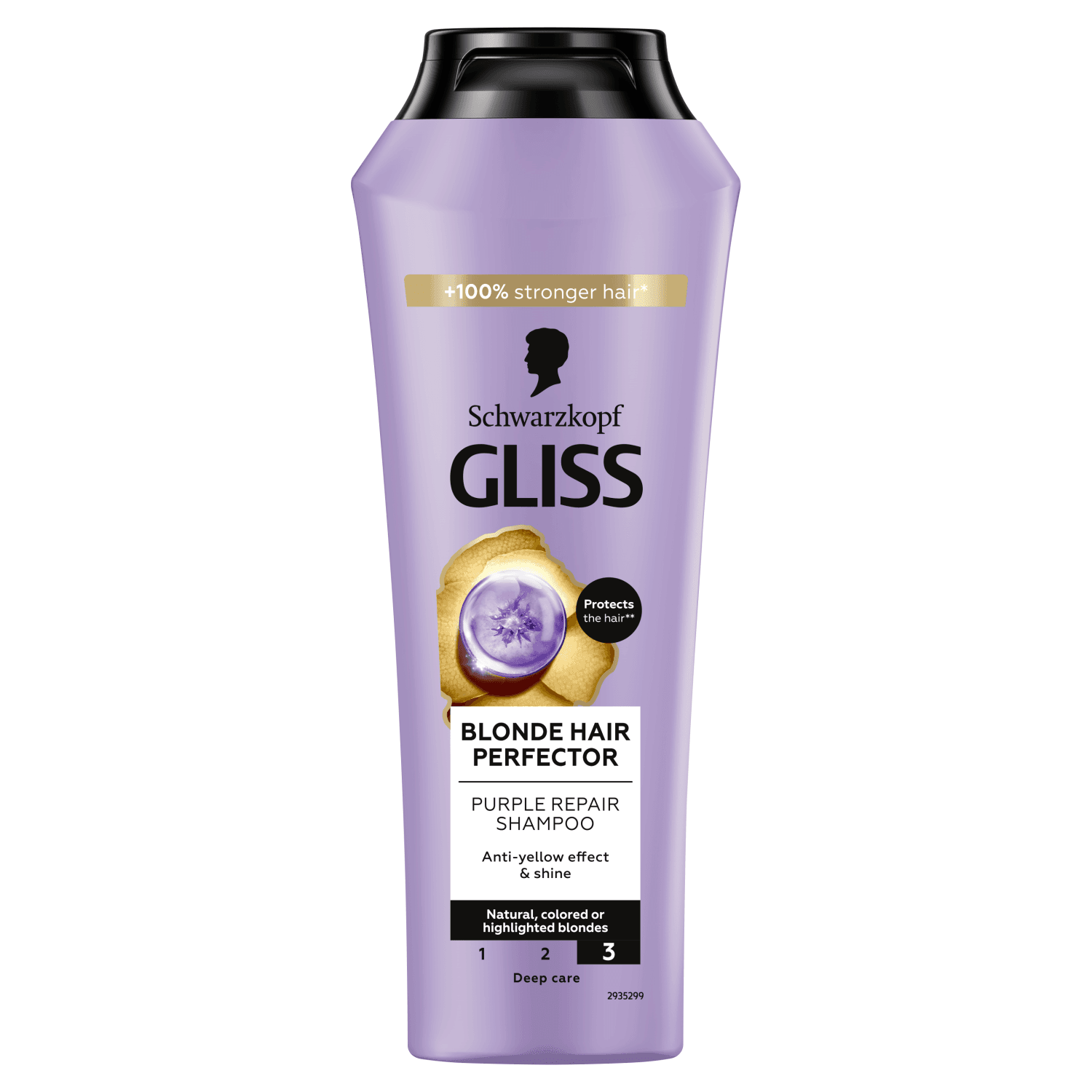 Gliss Blonde Hair Perfector Szampon do włosów farbowanych lub rozjaśnianych blond