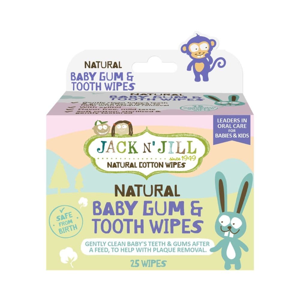 Jack N' Jill Naturalne chusteczki do mycia dziąseł dla niemowląt