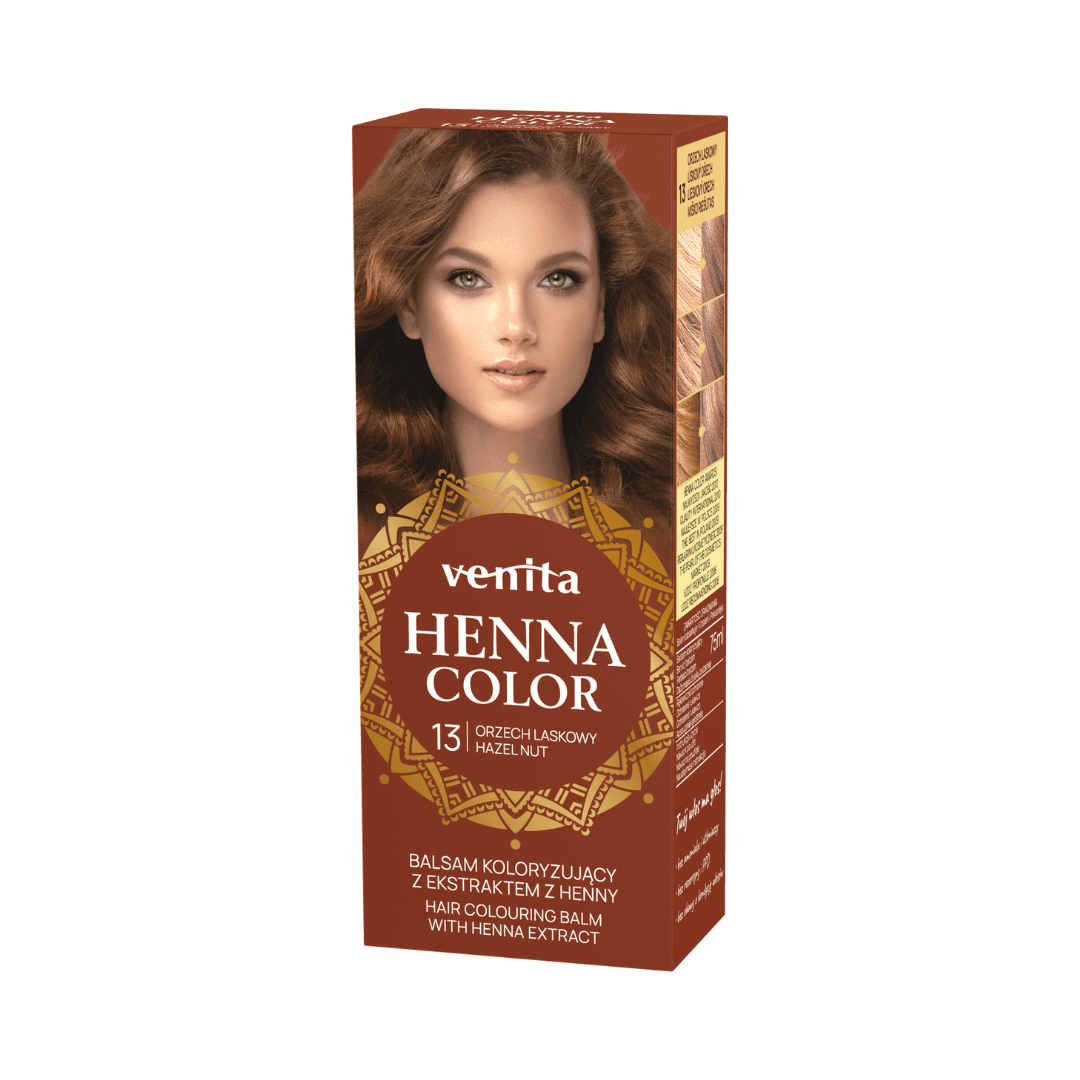 Henna Color ziołowy balsam 13 Orzech Laskowy