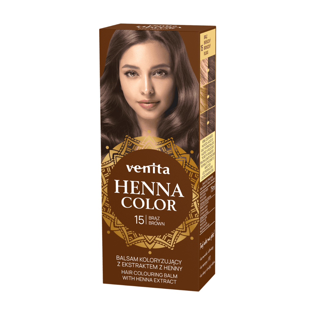 Henna Color ziołowy balsam 15 Brąz