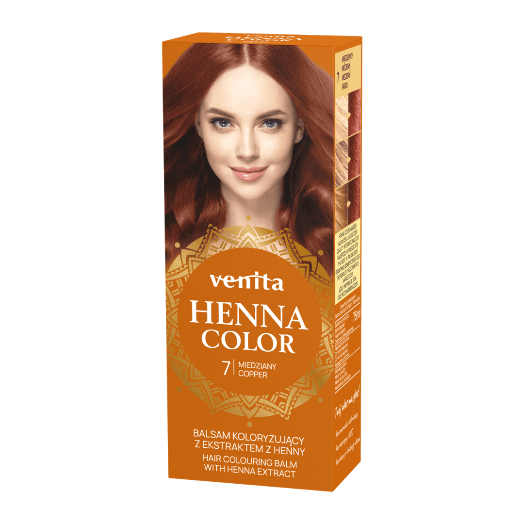 Henna Color ziołowy balsam 7 Miedziany