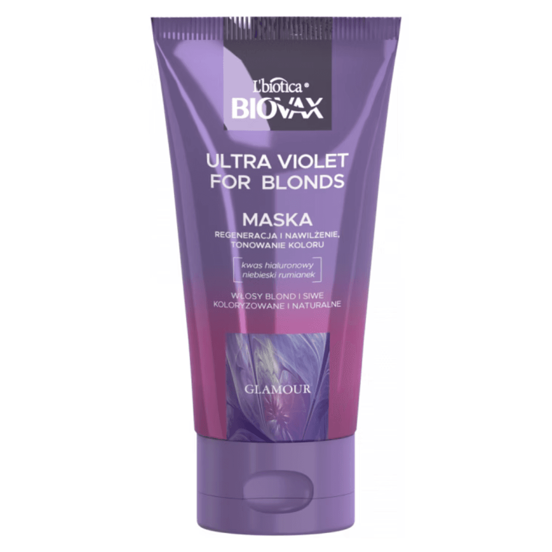 regenerująca maska do włosów blond i siwych Ultra Violet