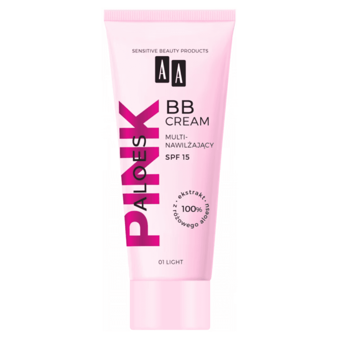 Aloes Pink krem BB SPF15 multinawilżający 01 Light