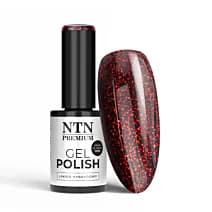 After Midnight lakier hybrydowy nr 68 – bordowy brokat – bez HEMA/Di-HEMA