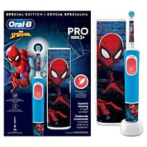 PRO Kids 3+ Spiderman elektryczna szczoteczka do zębów z futerałem dla dzieci