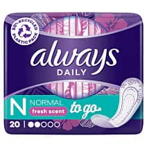 Dailies Normal To Go Fresh wkładki higieniczne