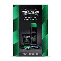 Sword Zestaw: maszynka do golenia Hydro 5 + żel do golenia Sensitive + balsam po goleniu Sensitive