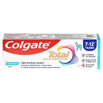 Total Junior Active Prevention Mild Mint pasta do dokładnego czyszczenia zębów i jamy ustnej dla dzieci