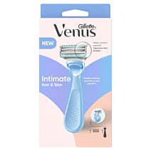 Zestaw Venus Satin Care maszynka do okolic bikini Żel do okolic intymnych