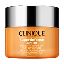 Superdefense™ SPF 40 Fatigue + Signs of Age Multi Correcting Gel żel nawilżający przeciw pierwszym oznakom starzenia skóry SPF 40