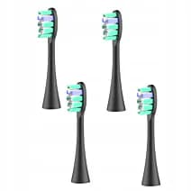 4 końcówki do szczoteczki sonicznej model ws-7007 czarne