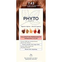 Phyto Color farba do włosów bez amoniaku odcień 7.43 Copper Golden Blonde
